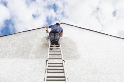 Peinture extérieure à Néoux — façades et ravalement